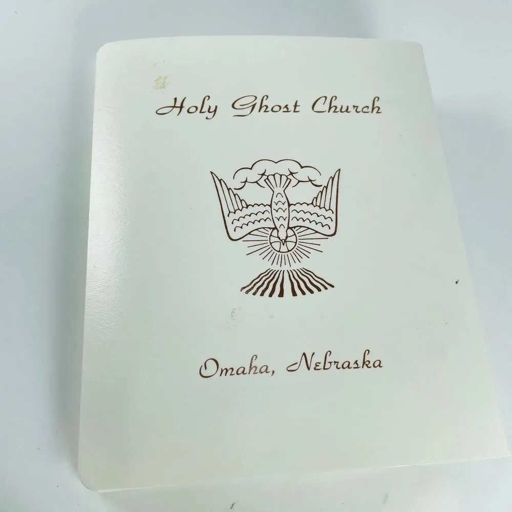 Holy Ghost Cookbook Omaha Ralston NE 1988 Vintage Loose-Leaf Ring Binder